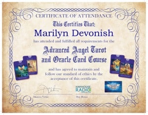 Marilyn Devonish Advanced Angel Card Reader Certification with Doreen Virtue