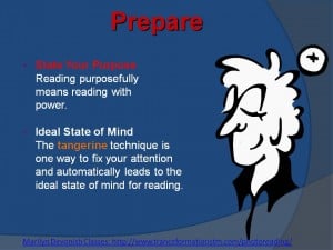 PhotoReading Step 1 - Prepare & Set Your Purpose