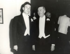 Ted Turner with his Father on his Wedding Day