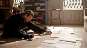 Bradley Cooper absorbing books and data
