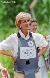 Lady Diana supporting the British Red Cross