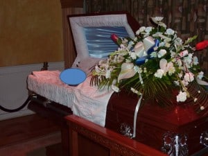 Daddy in casket greyed out