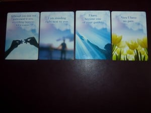 The cards from the reading