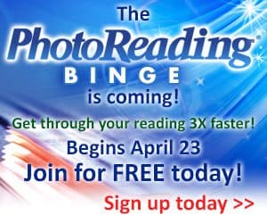 FREE PhotoReading Online Binge!