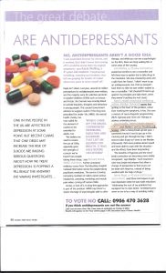 Here's Health Magazine - Are Antidepressants the Answer?