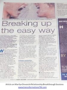 The Metro Newspaper - Breaking Up the Easy Way