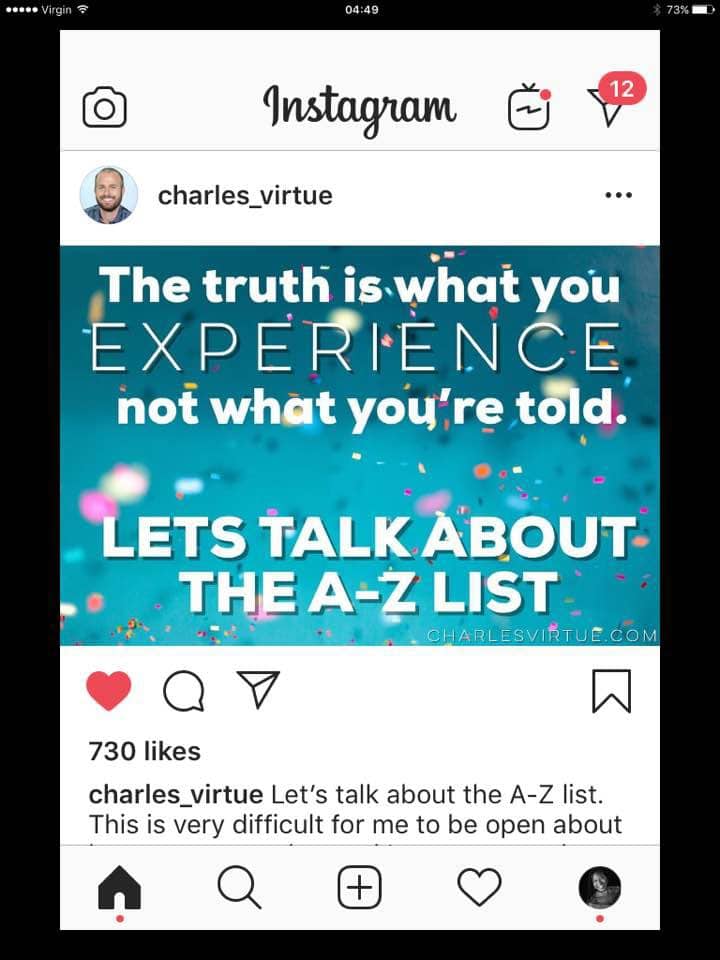 Doreen Virtue AZ List - My Charles Virtue Response